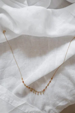 Colliers-EASY-CLOTHES Collier Leewan - doré et orangeEasy Clothes Doré et orange       