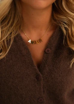 Colliers-EASY-CLOTHES Collier Maxi - Lettrage AMOUR - Ajustable & InoxydableEasy Clothes       