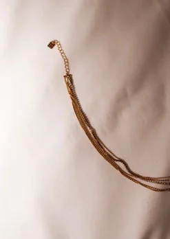 Colliers-EASY-CLOTHES Collier Mellora - Doré & Brillant - BijouxEasy Clothes Doré et brillant       