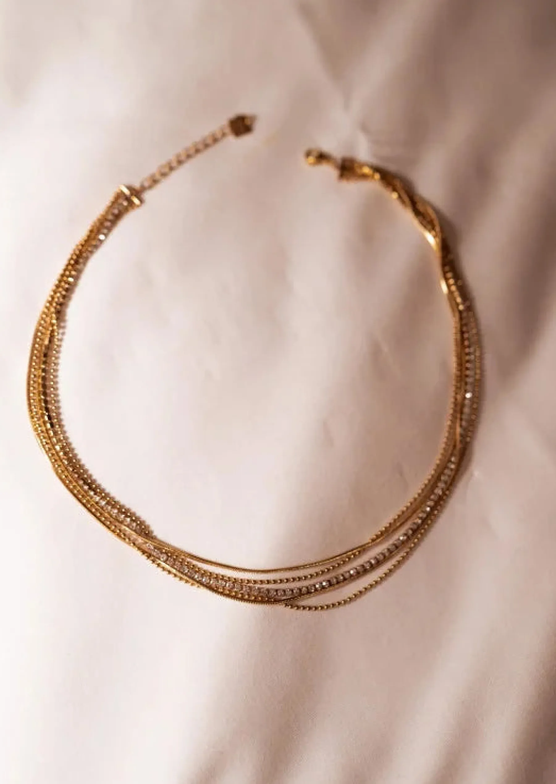 Colliers-EASY-CLOTHES Collier Mellora - Doré & Brillant - BijouxEasy Clothes Doré et brillant