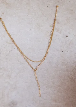 Colliers-EASY-CLOTHES Collier Orso doré | Collier fin en mailles | Prêt-à-porter en ligne | Easy Clothes Doré       