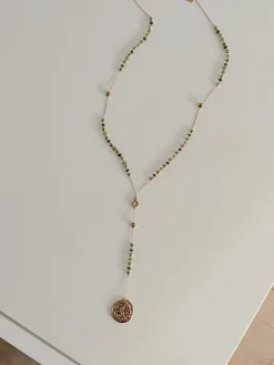 Colliers-EASY-CLOTHES Collier Sega - doré et vertEasy Clothes Doré et vert       