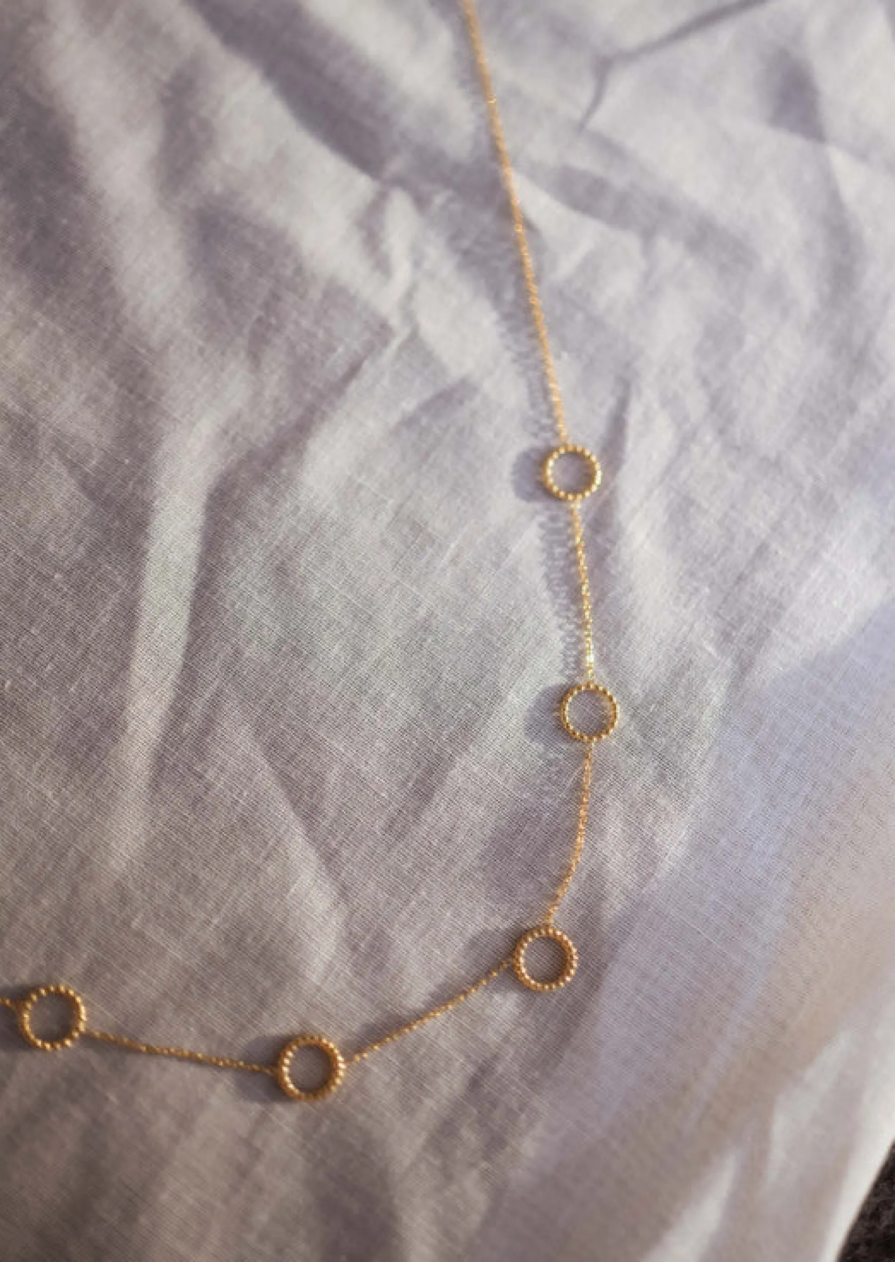 Colliers-EASY-CLOTHES Collier Siska Doré - Ajustable - Acier InoxydableEasy Clothes Doré