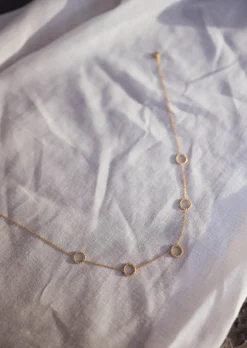 Colliers-EASY-CLOTHES Collier Siska Doré - Ajustable - Acier InoxydableEasy Clothes Doré