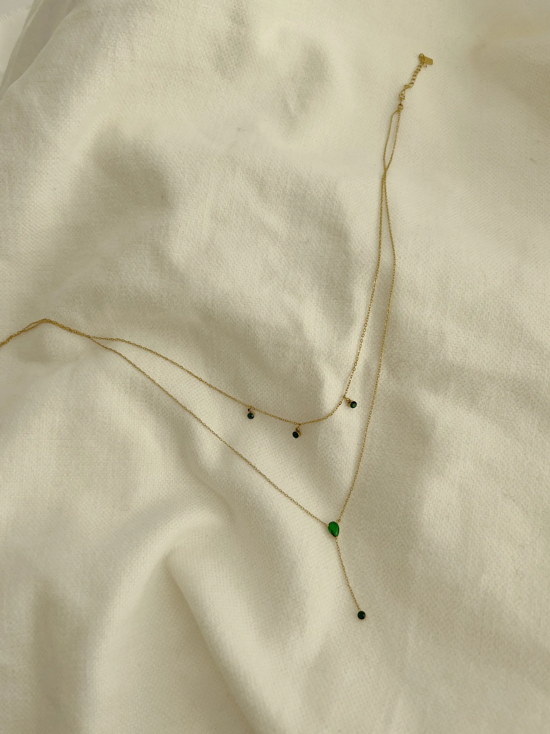 Colliers-EASY-CLOTHES Collier Sula - doré et vertEasy Clothes Doré et vert