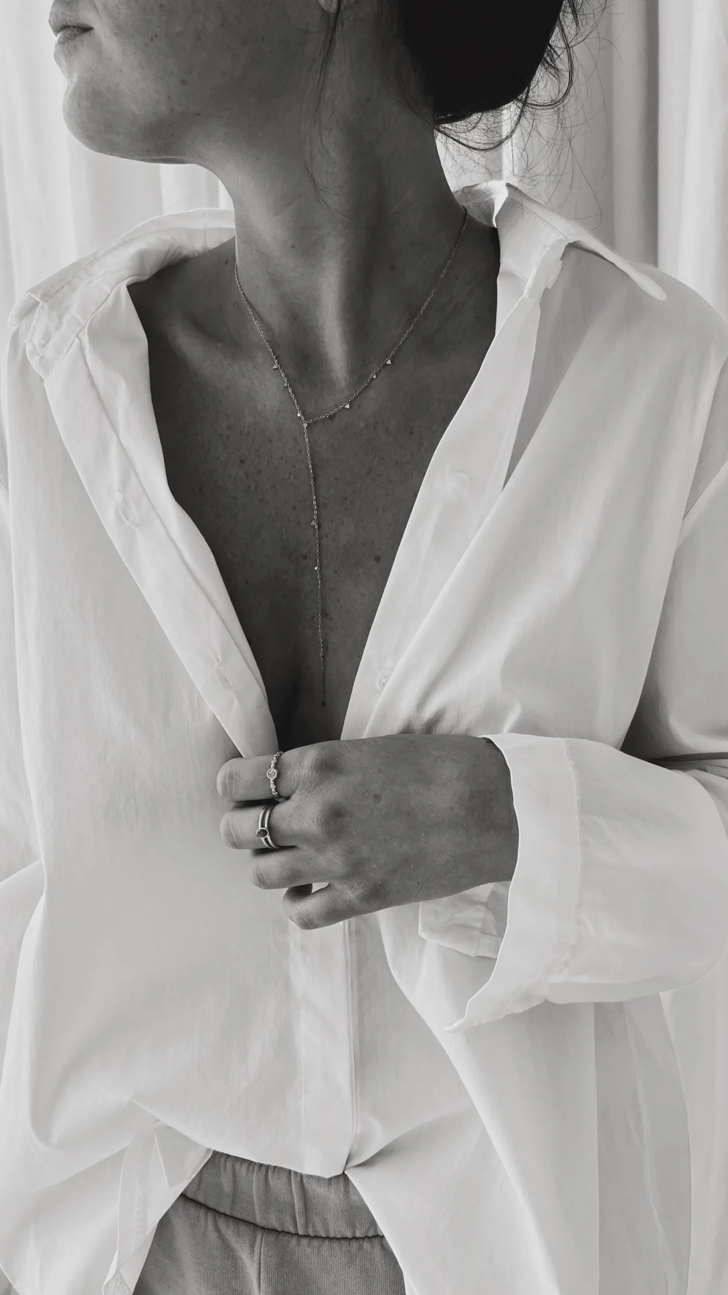 Colliers-EASY-CLOTHES Collier Tiffen doré | Collier en décolleté | Prêt-à-porter en ligne | Easy Clothes Doré
