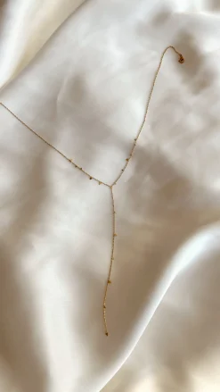 Colliers-EASY-CLOTHES Collier Tiffen doré | Collier en décolleté | Prêt-à-porter en ligne | Easy Clothes Doré       