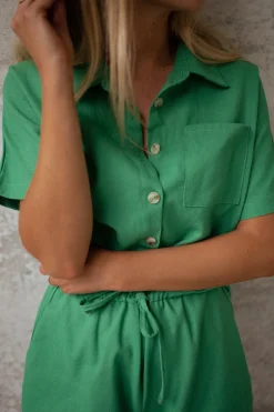 Combinaisons-EASY-CLOTHES Combinaison Madeline - verteEasy Clothes Verte       