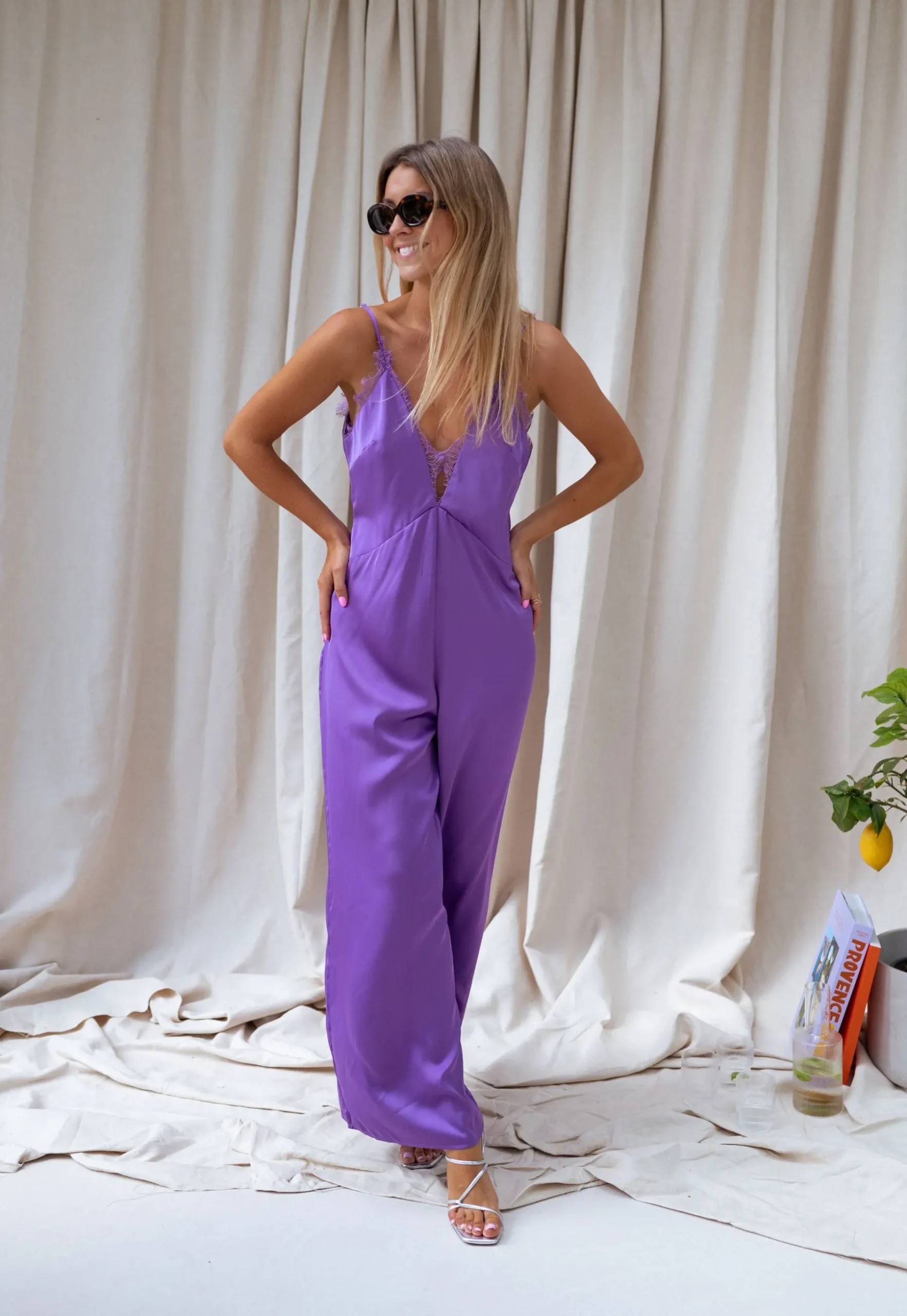 Combinaisons-EASY-CLOTHES Combinaison Myla - mauveEasy Clothes Mauve