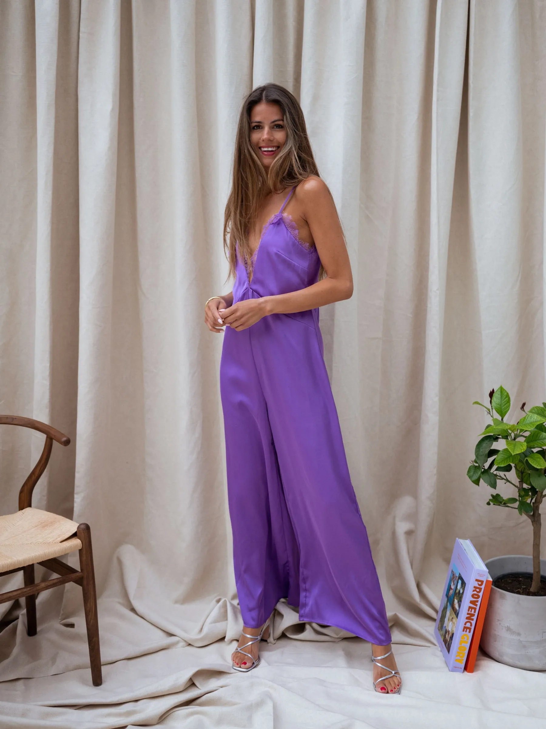 Combinaisons-EASY-CLOTHES Combinaison Myla - mauveEasy Clothes Mauve