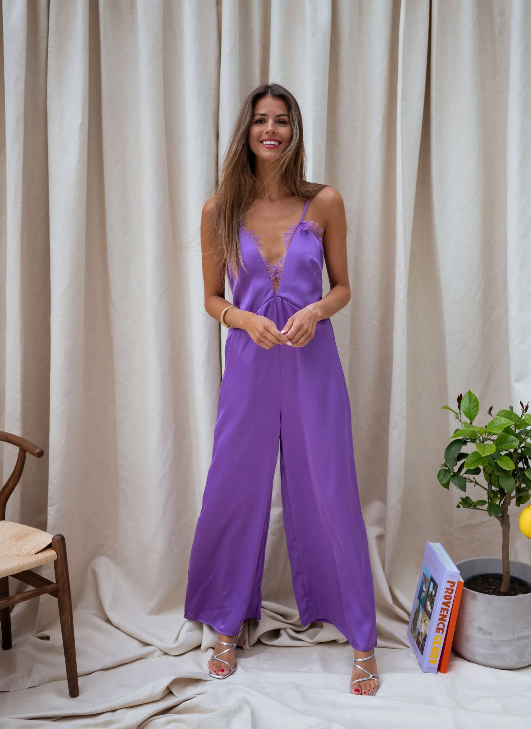 Combinaisons-EASY-CLOTHES Combinaison Myla - mauveEasy Clothes Mauve