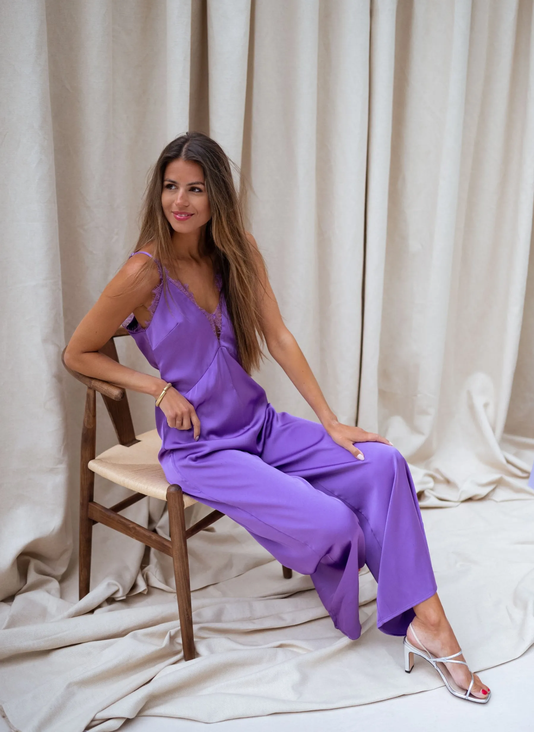 Combinaisons-EASY-CLOTHES Combinaison Myla - mauveEasy Clothes Mauve
