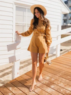 Combinaisons-EASY-CLOTHES Combinaison Naomie - ocreEasy Clothes Ocre