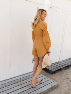 Combinaisons-EASY-CLOTHES Combinaison Naomie - ocreEasy Clothes Ocre       