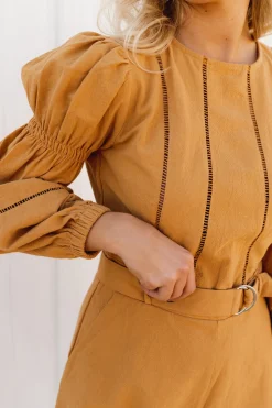 Combinaisons-EASY-CLOTHES Combinaison Naomie - ocreEasy Clothes Ocre       