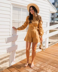 Combinaisons-EASY-CLOTHES Combinaison Naomie - ocreEasy Clothes Ocre       