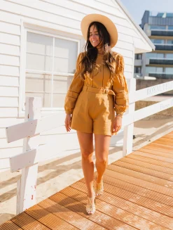 Combinaisons-EASY-CLOTHES Combinaison Naomie - ocreEasy Clothes Ocre       