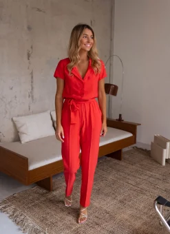 Combinaisons-EASY-CLOTHES Combinaison Rico - corailEasy Clothes Corail       