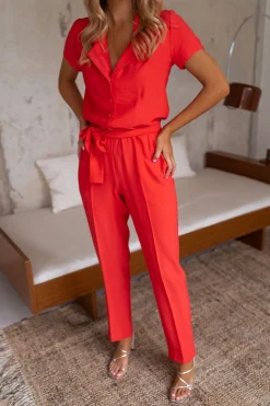 Combinaisons-EASY-CLOTHES Combinaison Rico - corailEasy Clothes Corail       