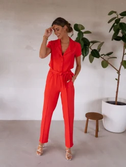 Combinaisons-EASY-CLOTHES Combinaison Rico - corailEasy Clothes Corail       