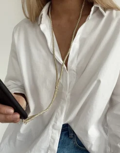 Accessoires Téléphone-EASY-CLOTHES Cordon de téléphone Jora - doréEasy Clothes Doré       