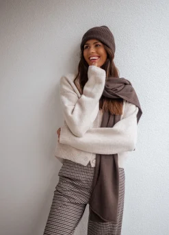 Echarpes & Foulards-EASY-CLOTHES Echarpe Devin - chocolatEasy Clothes Chocolat