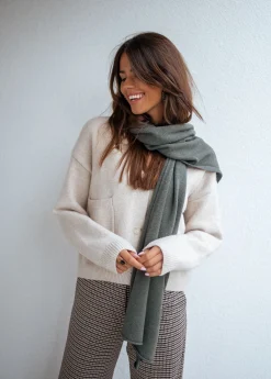 Echarpes & Foulards-EASY-CLOTHES Echarpe Devin - kakiEasy Clothes Kaki