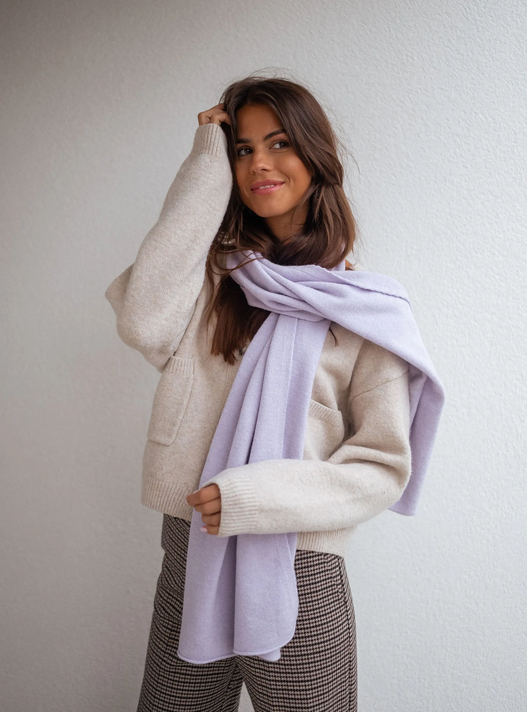 Echarpes & Foulards-EASY-CLOTHES Echarpe Devin - lilasEasy Clothes Lilas