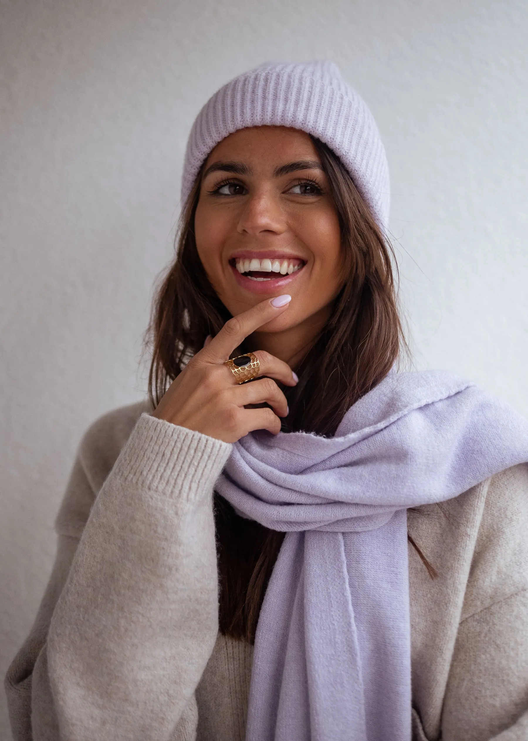 Echarpes & Foulards-EASY-CLOTHES Echarpe Devin - lilasEasy Clothes Lilas