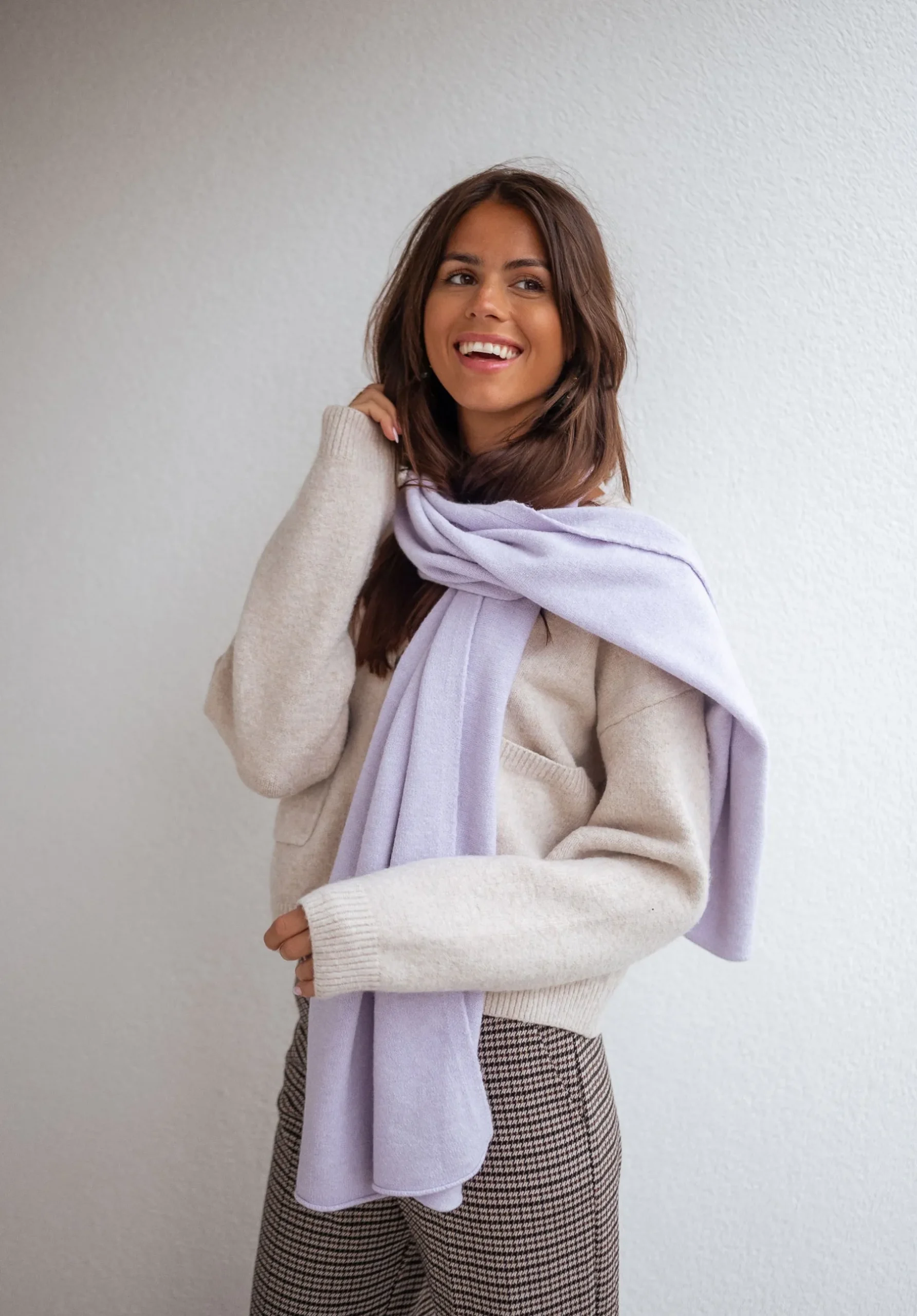 Echarpes & Foulards-EASY-CLOTHES Echarpe Devin - lilasEasy Clothes Lilas