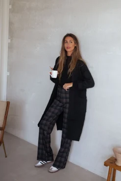 Pulls & Gilets-EASY-CLOTHES Gilet André - noirEasy Clothes Noir