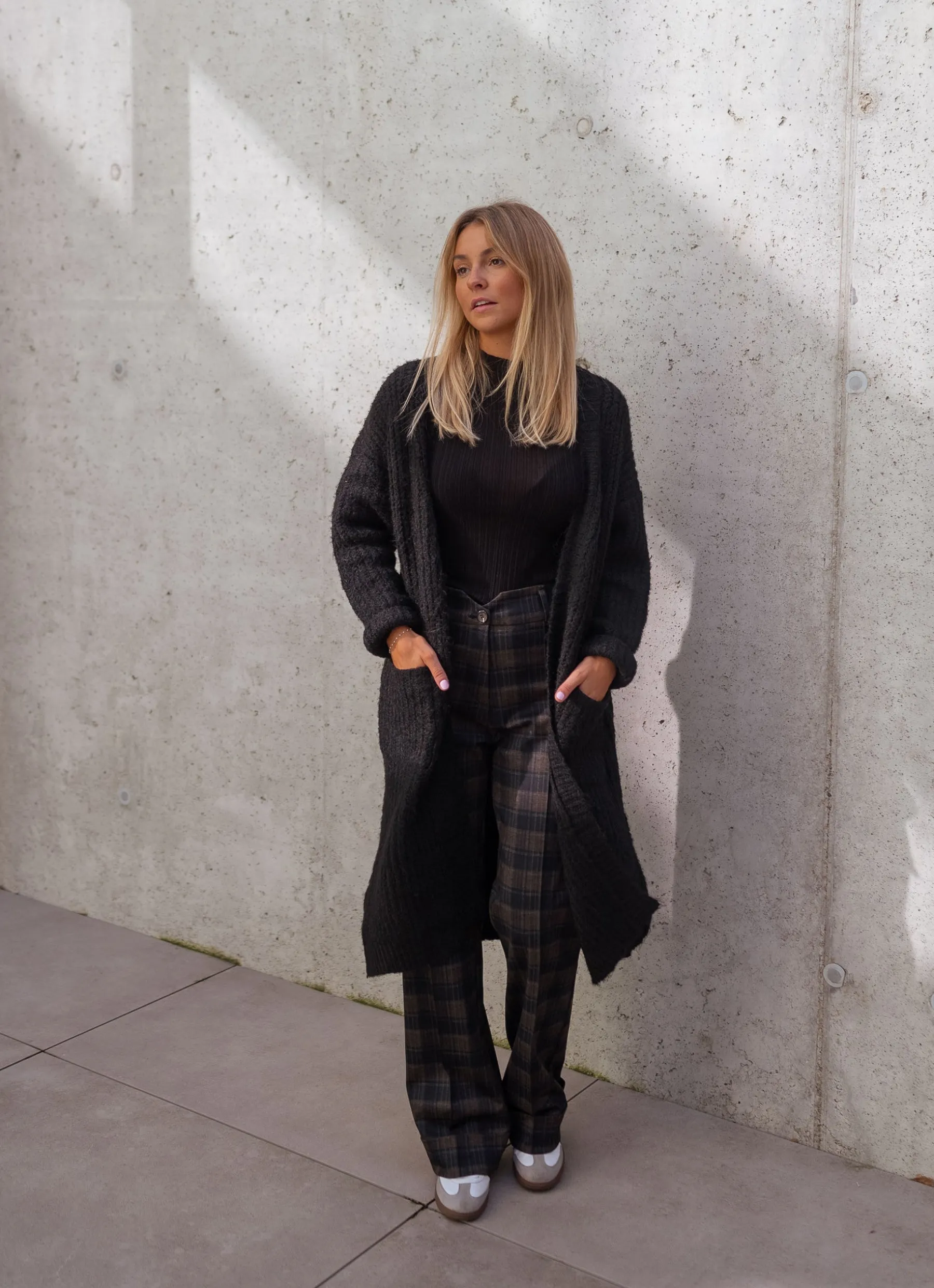 Pulls & Gilets-EASY-CLOTHES Gilet André - noirEasy Clothes Noir