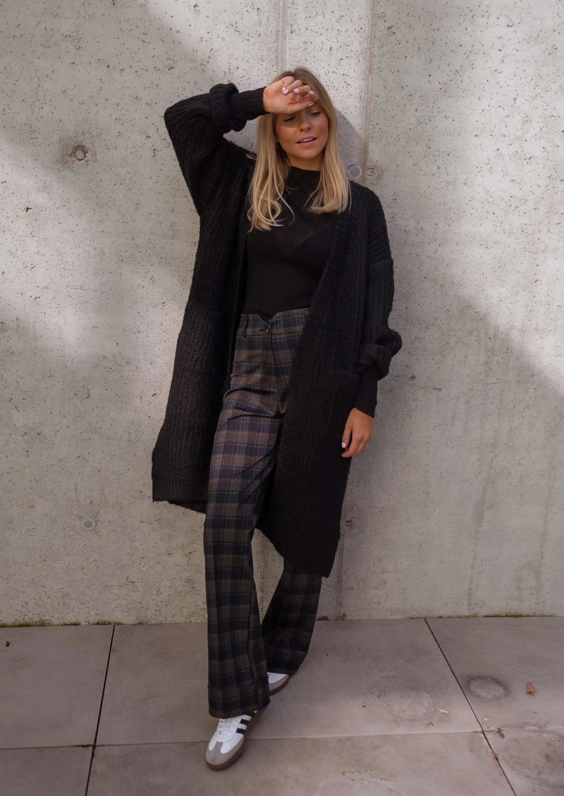 Pulls & Gilets-EASY-CLOTHES Gilet André - noirEasy Clothes Noir