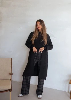 Pulls & Gilets-EASY-CLOTHES Gilet André - noirEasy Clothes Noir