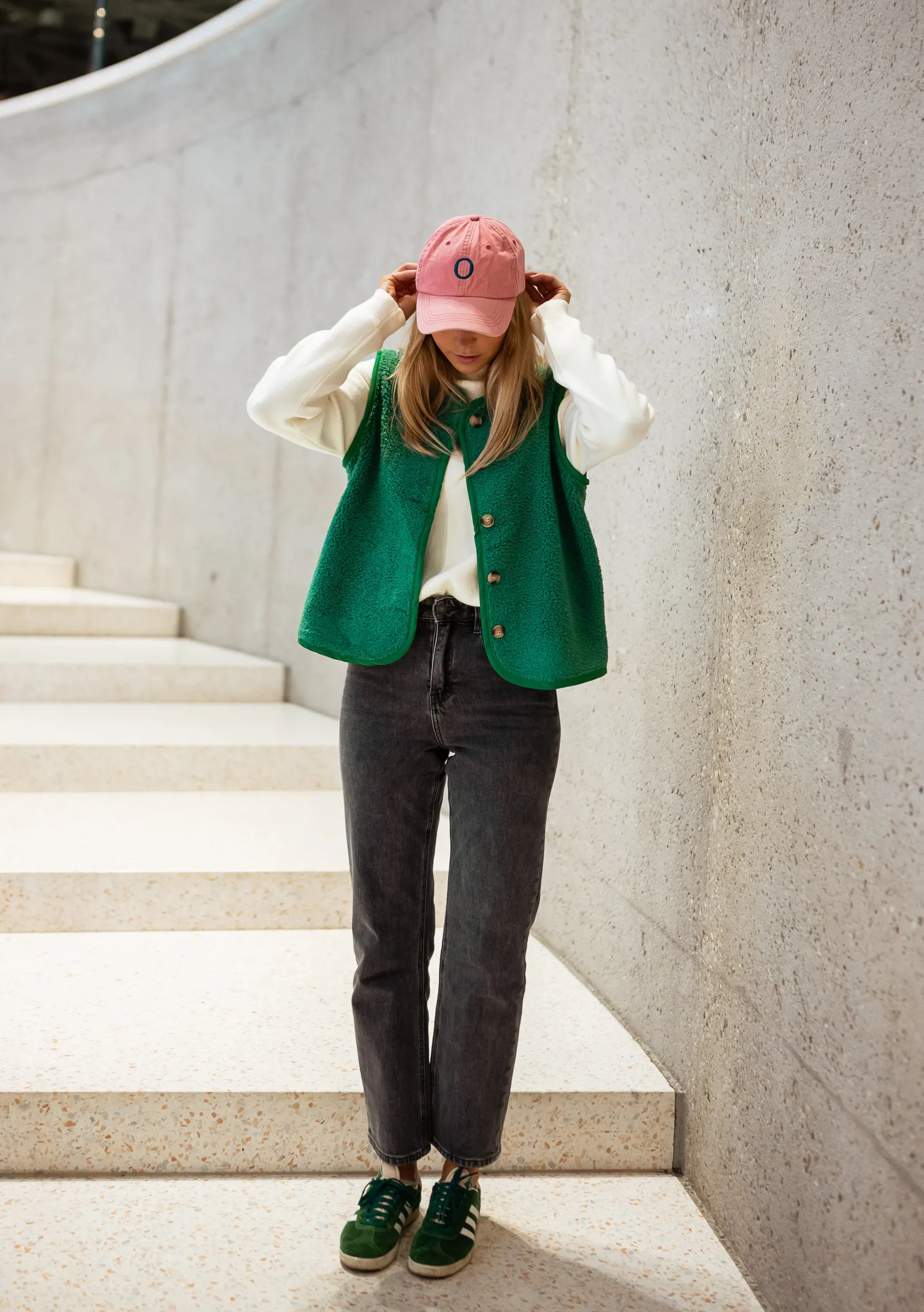 Pulls & Gilets-EASY-CLOTHES Gilet Jay - VertEasy Clothes Vert sans manche