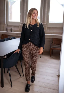 Pulls & Gilets-EASY-CLOTHES Gilet Lyno - noirEasy Clothes Noir