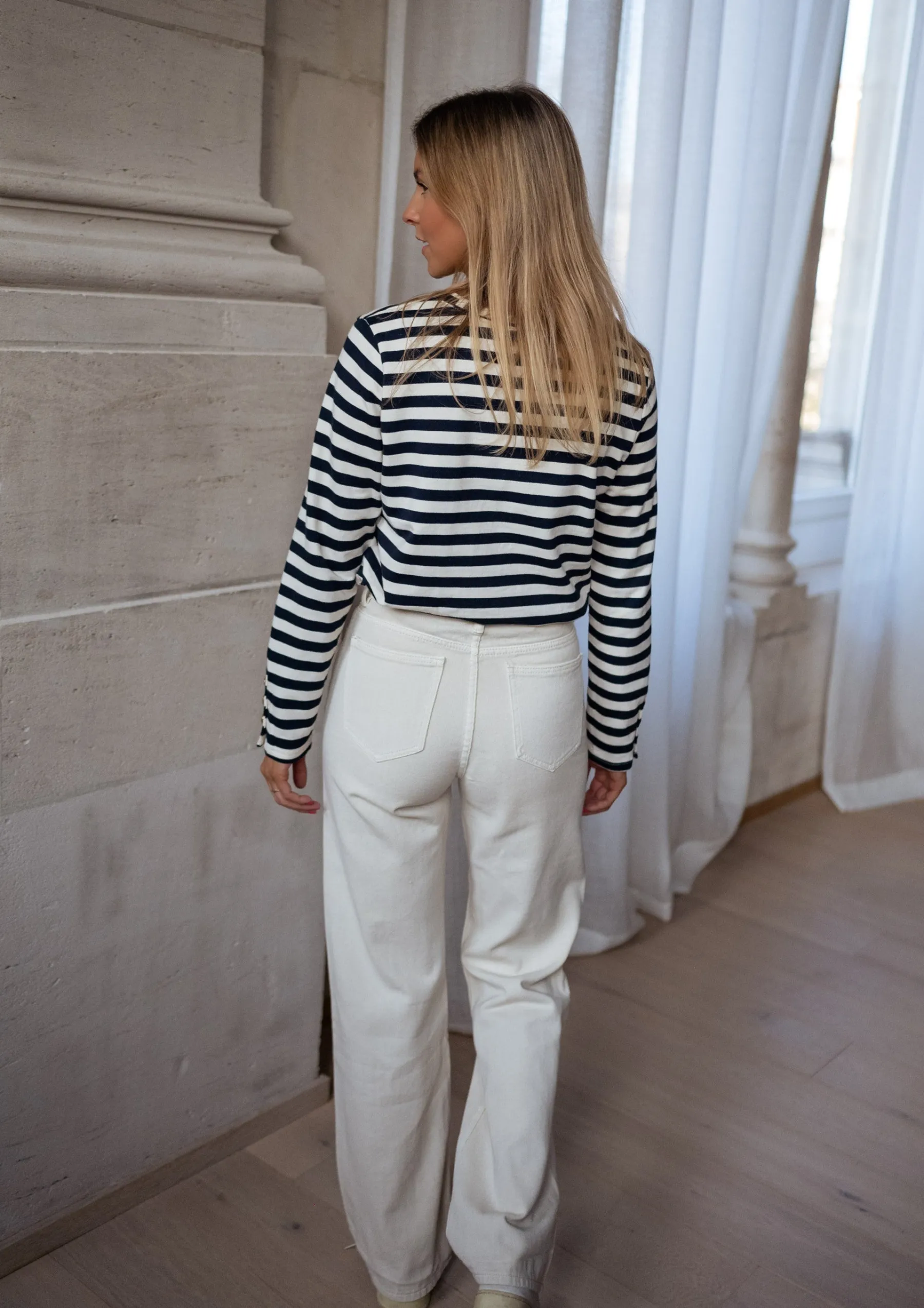 Jeans-EASY-CLOTHES Jeans Anatole - beigeEasy Clothes Beige