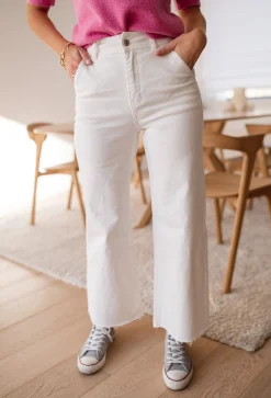 Jeans-EASY-CLOTHES Jeans Bastian - blancEasy Clothes Blanc       