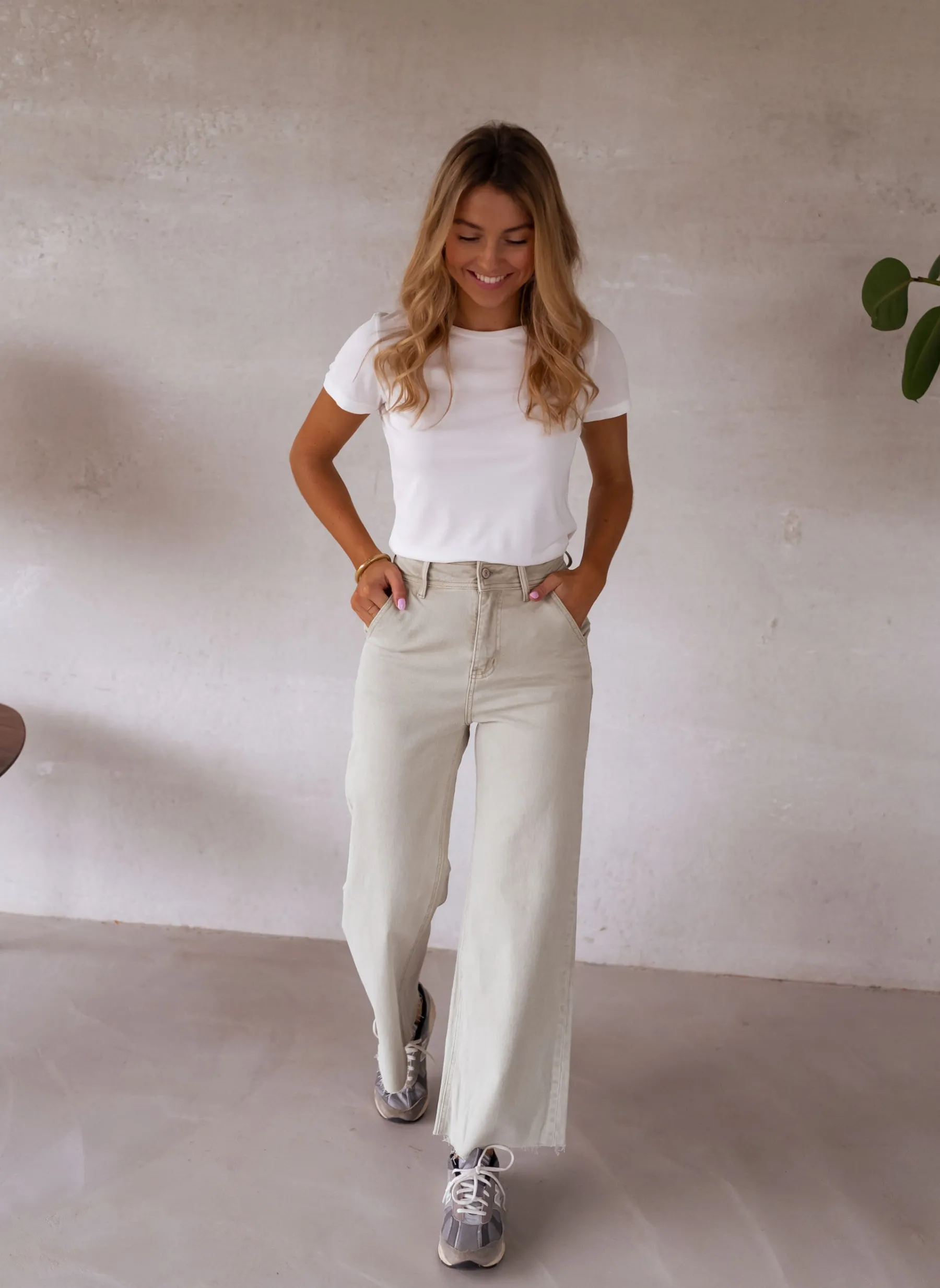 Jeans-EASY-CLOTHES Jeans Bastian - vert clairEasy Clothes Vert clair
