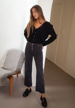 Jeans-EASY-CLOTHES Jeans Frenchy - grisEasy Clothes Gris
