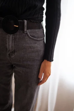 Jeans-EASY-CLOTHES Jeans Hailey - grisEasy Clothes Gris
