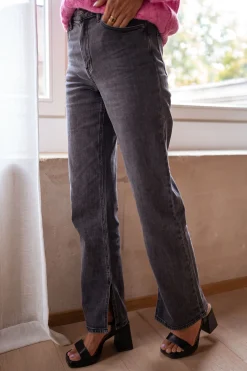 Jeans-EASY-CLOTHES Jeans Hailey - grisEasy Clothes Gris