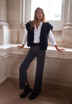 Jeans-EASY-CLOTHES Jeans Hailey - grisEasy Clothes Gris