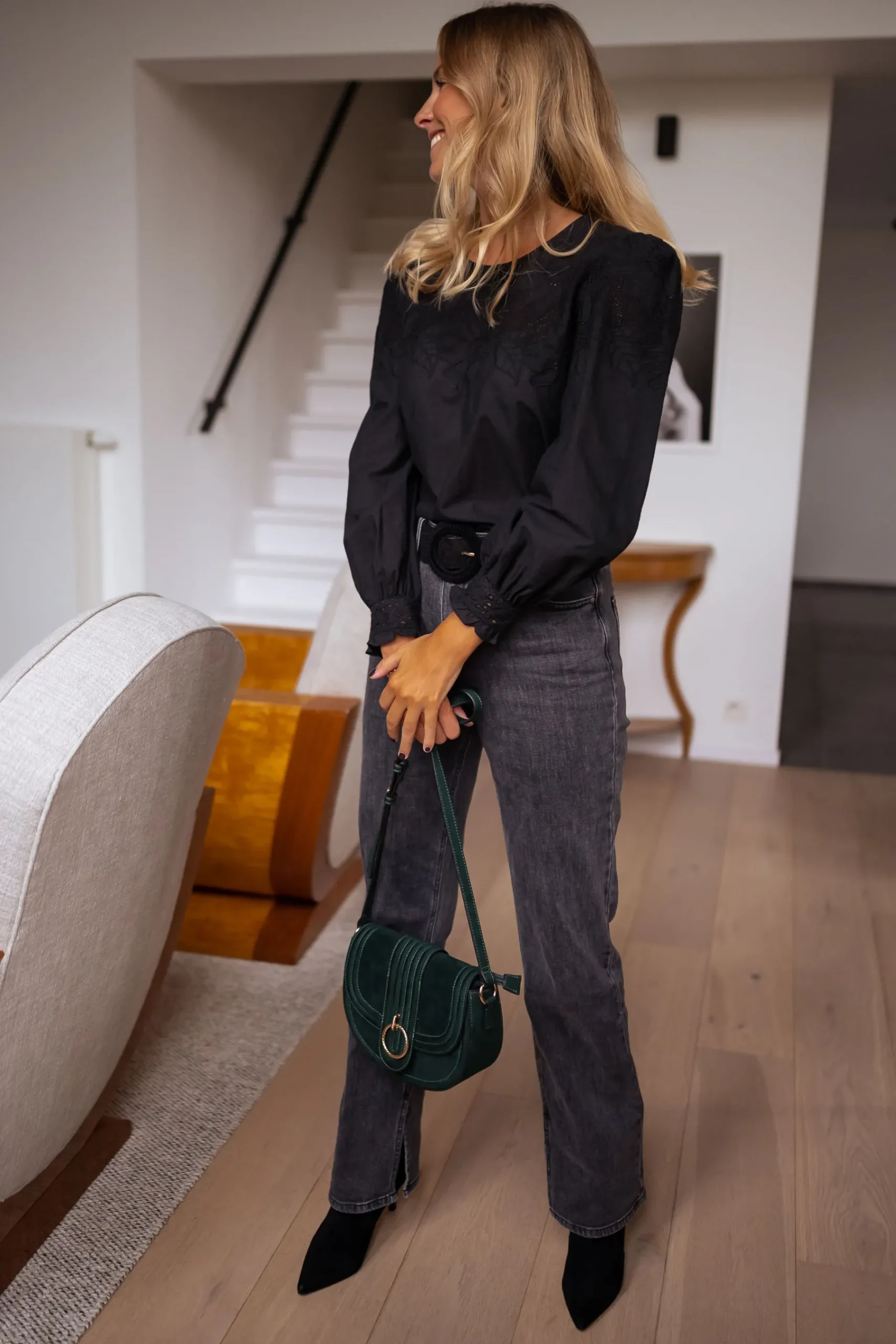 Jeans-EASY-CLOTHES Jeans Hailey - grisEasy Clothes Gris