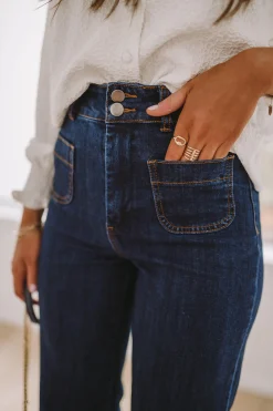 Jeans-EASY-CLOTHES Jeans Hugues - bleu foncéEasy Clothes Bleu foncé
