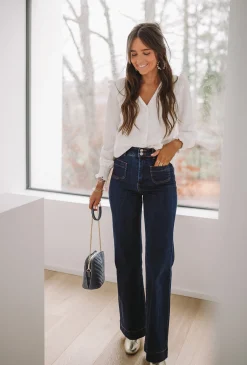 Jeans-EASY-CLOTHES Jeans Hugues - bleu foncéEasy Clothes Bleu foncé