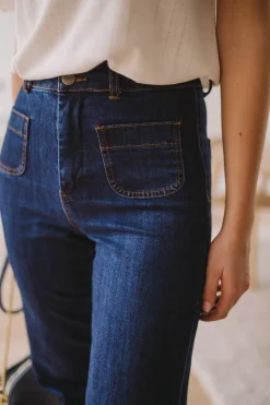 Jeans-EASY-CLOTHES Jeans Hugues - bleu foncéEasy Clothes Bleu foncé