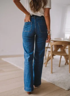 Jeans-EASY-CLOTHES Jeans Hugues - bleu moyenEasy Clothes Bleu moyen       
