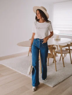Jeans-EASY-CLOTHES Jeans Hugues - bleu moyenEasy Clothes Bleu moyen