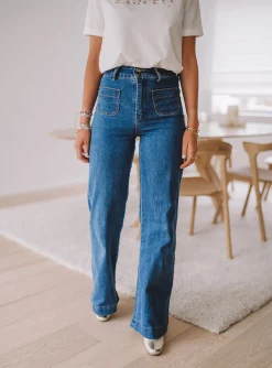 Jeans-EASY-CLOTHES Jeans Hugues - bleu moyenEasy Clothes Bleu moyen